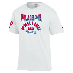 Philadelphia Phillies Champion 3-Hit Jersey T-Shirt - White