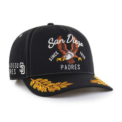 San Diego Padres Keepsake Collection Adjustable Hitch Hat - Black | 47 brand