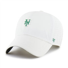 New York Mets Elevated Greens Clean Up Adjustable Hat - White | 47 brand