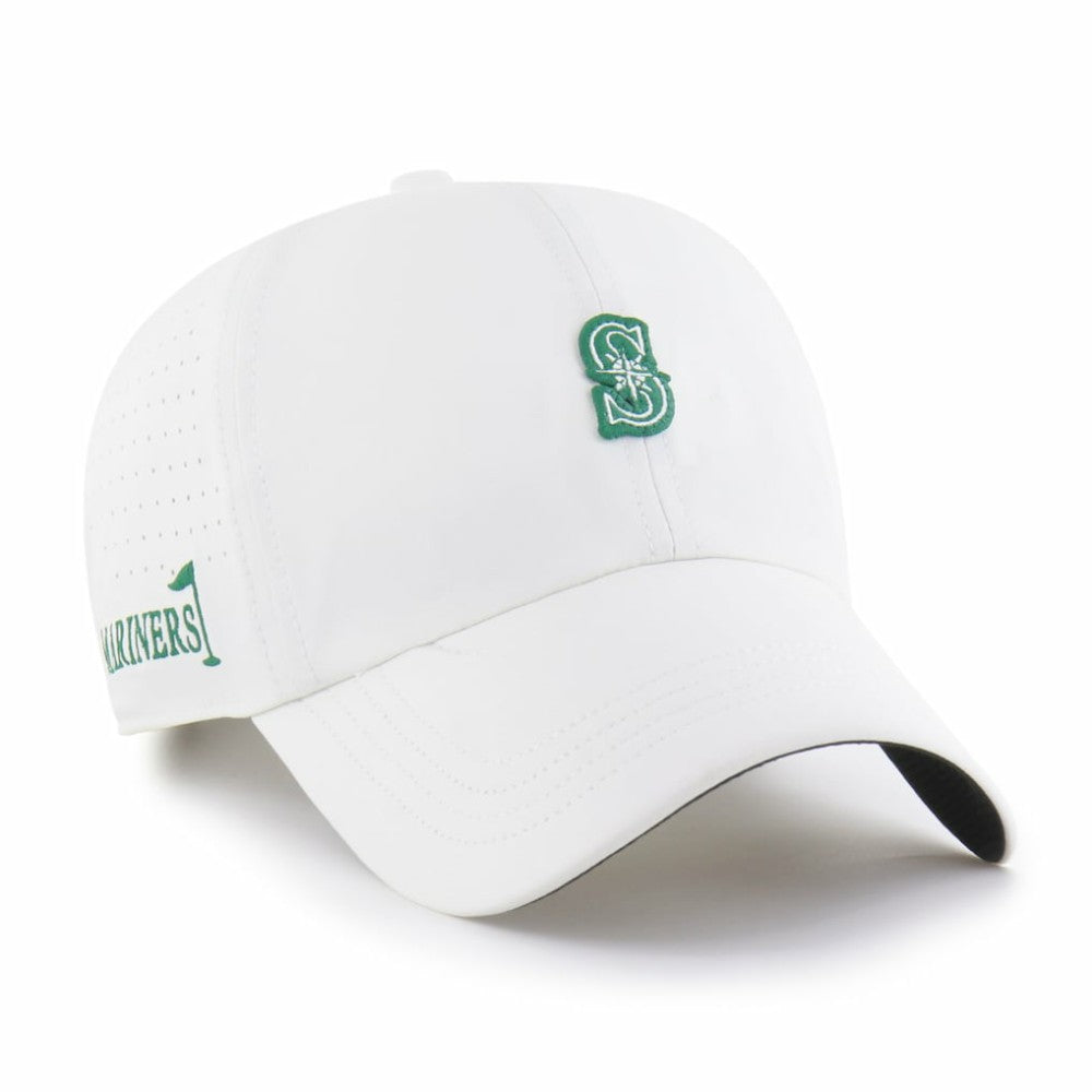Seattle Mariners Elevated Greens Clean Up Adjustable Hat - White | 47 brand