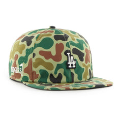 Los Angeles Dodgers Elevated Greens Captain Adjustable Hat - Camo | 47 brand