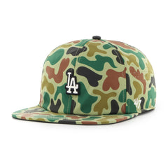 Los Angeles Dodgers Elevated Greens Captain Adjustable Hat - Camo | 47 brand