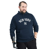 New York Yankees G-III Sports by Carl Banks Adaptive Lockup Fleece Hoodie - Navy