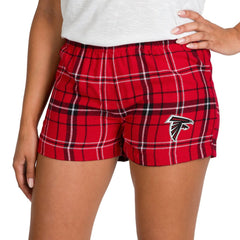 NFL Atlanta Falcons Concepts Sport Women's Ultimate Flannel Shorts