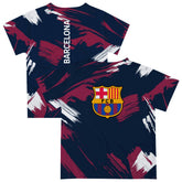 Barcelona Vive La Fete Youth Paint Brush T-Shirt / Soccer For sale