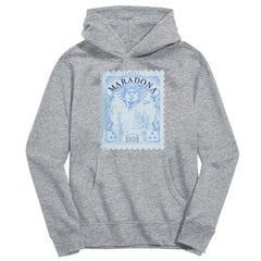 Diego Maradona Argentina National Team Vive La Fete Youth Vintage Stamp Pullover Hoodie / Soccer Hot sale
