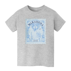 Diego Maradona Argentina National Team Vive La Fete Youth Vintage Stamp T-Shirt / Soccer Outlet
