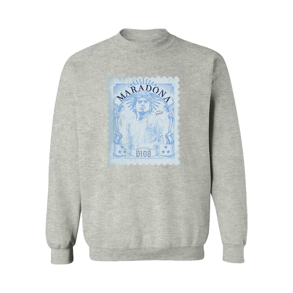 Diego Maradona Argentina National Team Vive La Fete Women's Vintage Stamp Sweatshirt / Soccer Hot sale