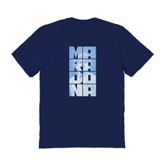 Diego Maradona Argentina National Team Vive La Fete Portrait T-Shirt / Soccer On sale