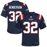 NFL New England Patriots TreVeyon Henderson Youth Team Game Jersey