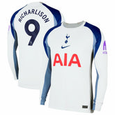 Richarlison Tottenham Hotspur 2025/26 Home Replica Long Sleeve Player Jersey / Soccer New