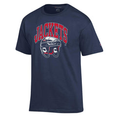 Columbus Blue Jackets Champion Helmet T-Shirt