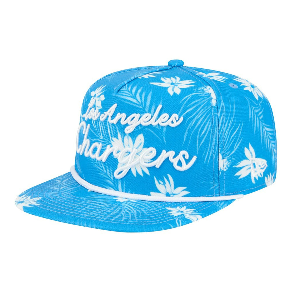 NFL Los Angeles Chargers Palm Print A-Frame 9FIFTY Snapback Hat
