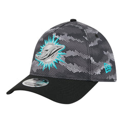 NFL Miami Dolphins Camo A-Frame 39THIRTY Flex Hat