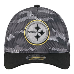NFL Pittsburgh Steelers Camo A-Frame 39THIRTY Flex Hat