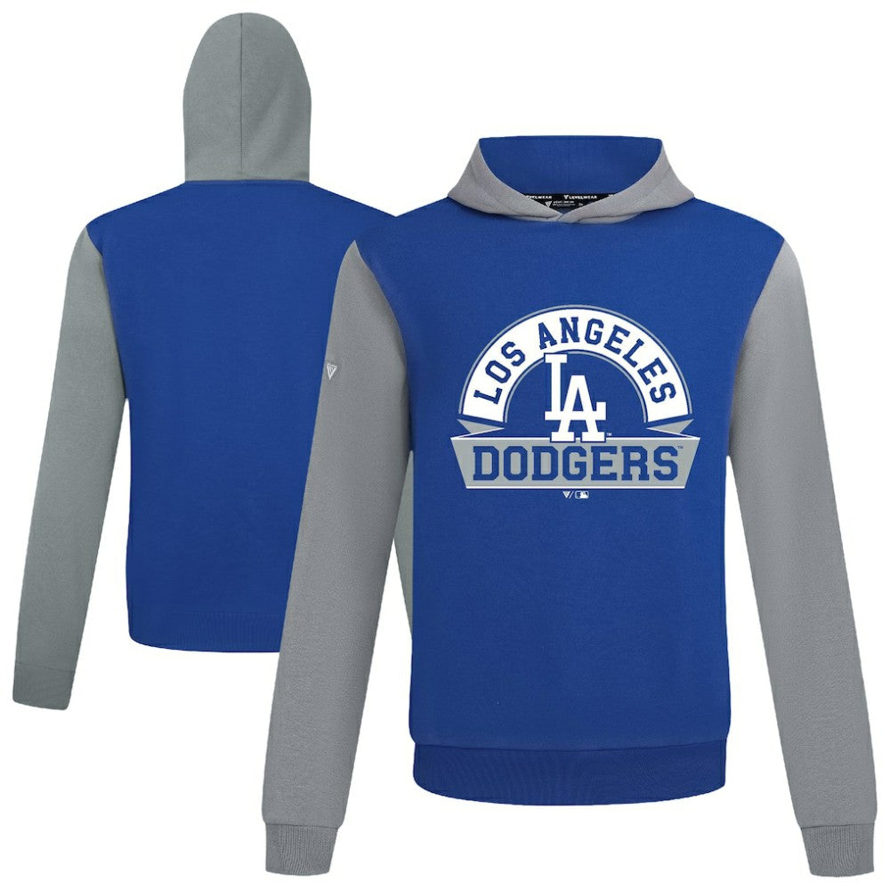 Los Angeles Dodgers Levelwear Throwback Ultimate Banner Arch Hoodie - Royal