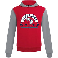 Cleveland Guardians Levelwear Throwback Ultimate Banner Arch Hoodie - Red