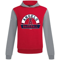 Los Angeles Angels Levelwear Throwback Ultimate Banner Arch Hoodie - Red