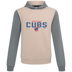 Chicago Cubs Levelwear Throwback Carve Ultimate Hoodie - Sand