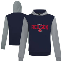 Boston Red Sox Levelwear Throwback Carve Ultimate Hoodie - Navy