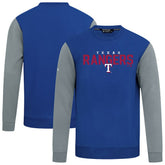 Texas Rangers Levelwear Throwback Ultimate Carve Sweatshirt - Royal