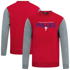 Philadelphia Phillies Levelwear Throwback Ultimate Carve Sweatshirt - Red