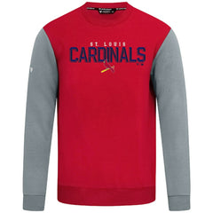St. Louis Cardinals Levelwear Throwback Ultimate Carve Sweatshirt - Red