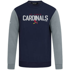 St. Louis Cardinals Levelwear Throwback Ultimate Carve Sweatshirt - Navy