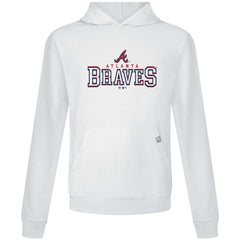 Atlanta Braves Levelwear Relay Journey Pullover Hoodie - White