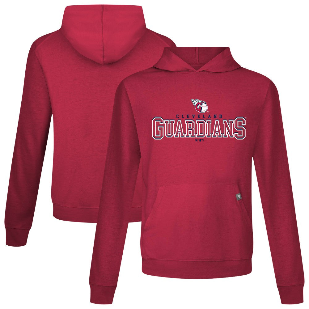 Cleveland Guardians Levelwear Relay Journey Pullover Hoodie - Red