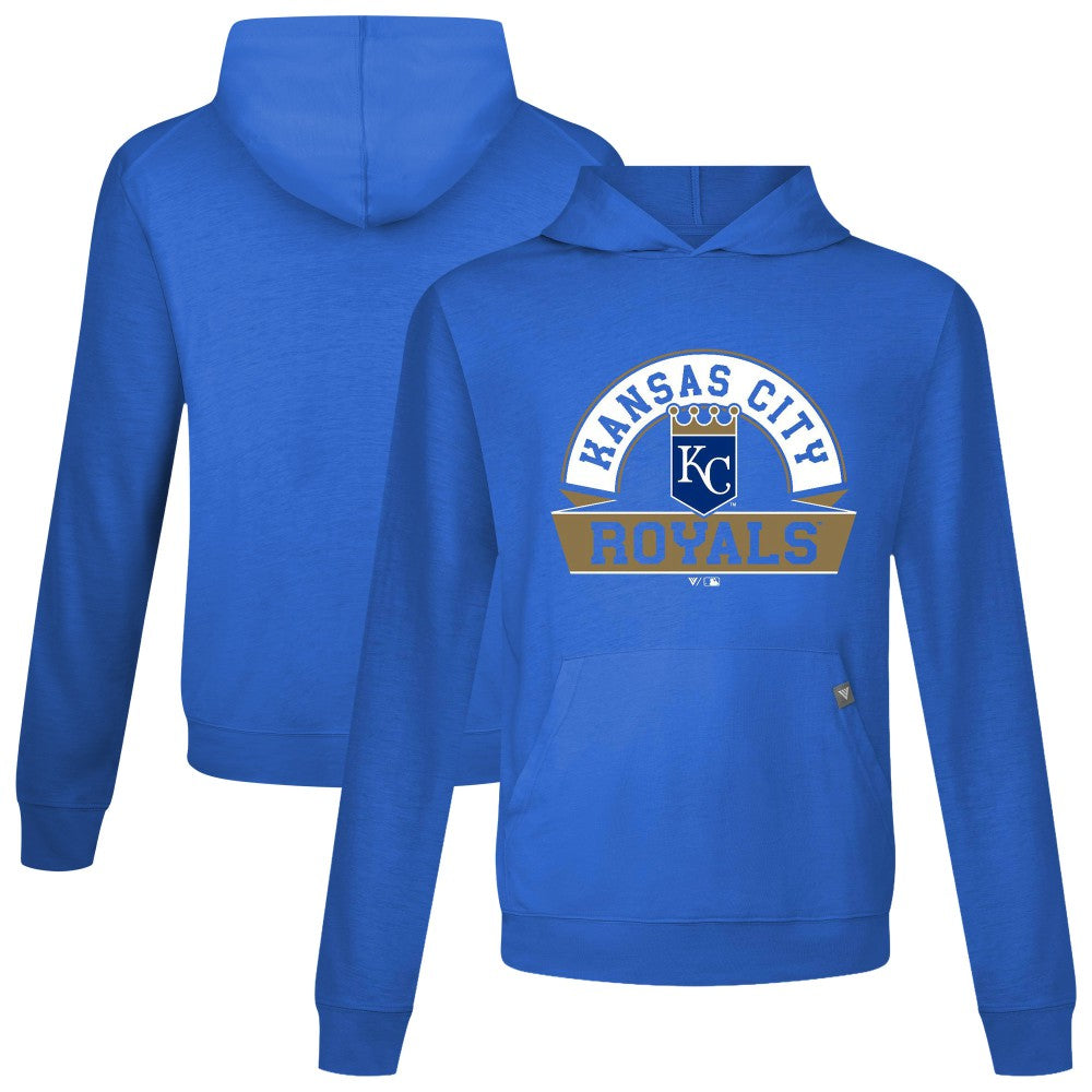 Kansas City Royals Levelwear Relay Banner Arch Pullover Hoodie - Royal