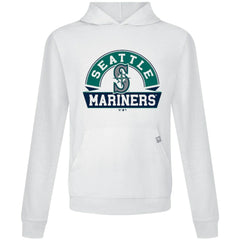 Seattle Mariners Levelwear Relay Banner Arch Pullover Hoodie - White