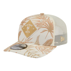 New York Mets Tonal Palm 9SEVENTY Adjustable Trucker Hat - Tan | New Era