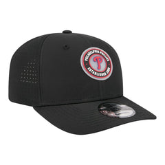 Philadelphia Phillies Circle 9SEVENTY Adjustable Hat - Black | New Era