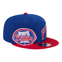 Philadelphia Phillies Stretched Two-Tone 9FIFTY Adjustable Hat - Royal/Red | New Era
