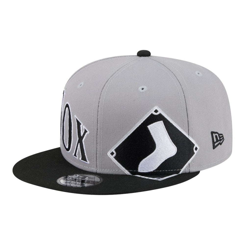 Chicago White Sox Stretched Two-Tone 9FIFTY Adjustable Hat - Gray/Black | New Era