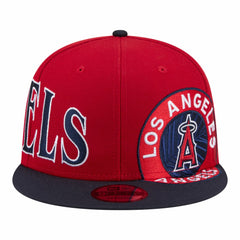 Los Angeles Angels Stretched Two-Tone 9FIFTY Adjustable Hat - Red/Navy | New Era