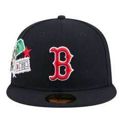 Boston Red Sox City Patch 59FIFTY Fitted Hat - Navy | New Era