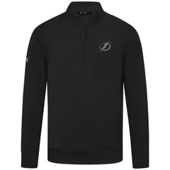 Tampa Bay Lightning Levelwear Copper Upright Quarter-Zip Pullover
