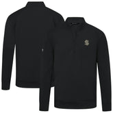 Seattle Kraken Levelwear Copper Upright Quarter-Zip Pullover