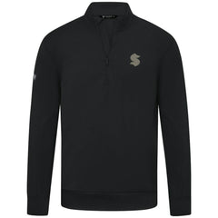 Seattle Kraken Levelwear Copper Upright Quarter-Zip Pullover