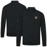 New York Rangers Levelwear Copper Upright Quarter-Zip Pullover