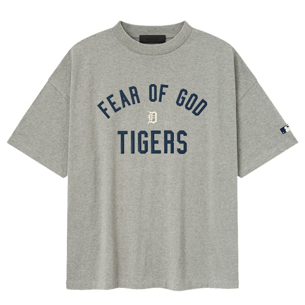 Detroit Tigers Fear of God x MLB 90's Fit T-Shirt - Heather Gray