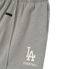 Los Angeles Dodgers Fear of God x MLB Classic Fit Sweatshorts - Warm Heather Gray