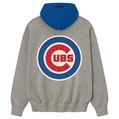 Chicago Cubs Fear of God x MLB Sport Fit Hoodie - Warm Heather Gray/Royal