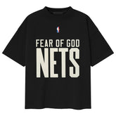 Brooklyn Nets Fear of God x NBA Classic Fit T-Shirt - Black online