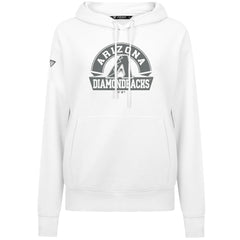 Arizona Diamondbacks Levelwear Women's Adorn Banner Arch Hoodie - White