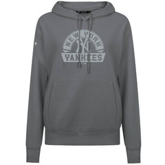New York Yankees Levelwear Women's Adorn Banner Arch Hoodie - Stone