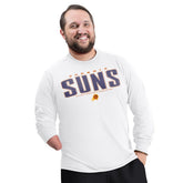 Phoenix Suns G-III Sports by Carl Banks Adaptive Printed Mesh Effect Long Sleeve T-Shirt - White discount