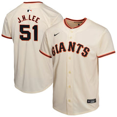 Jung Hoo Lee San Francisco Giants Youth Home Player Game Jersey - Cream | Nike